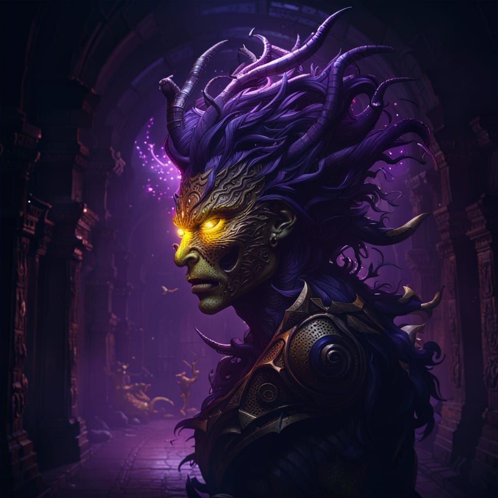 Monster Breaking Free: Dark Fantasy Concept Art