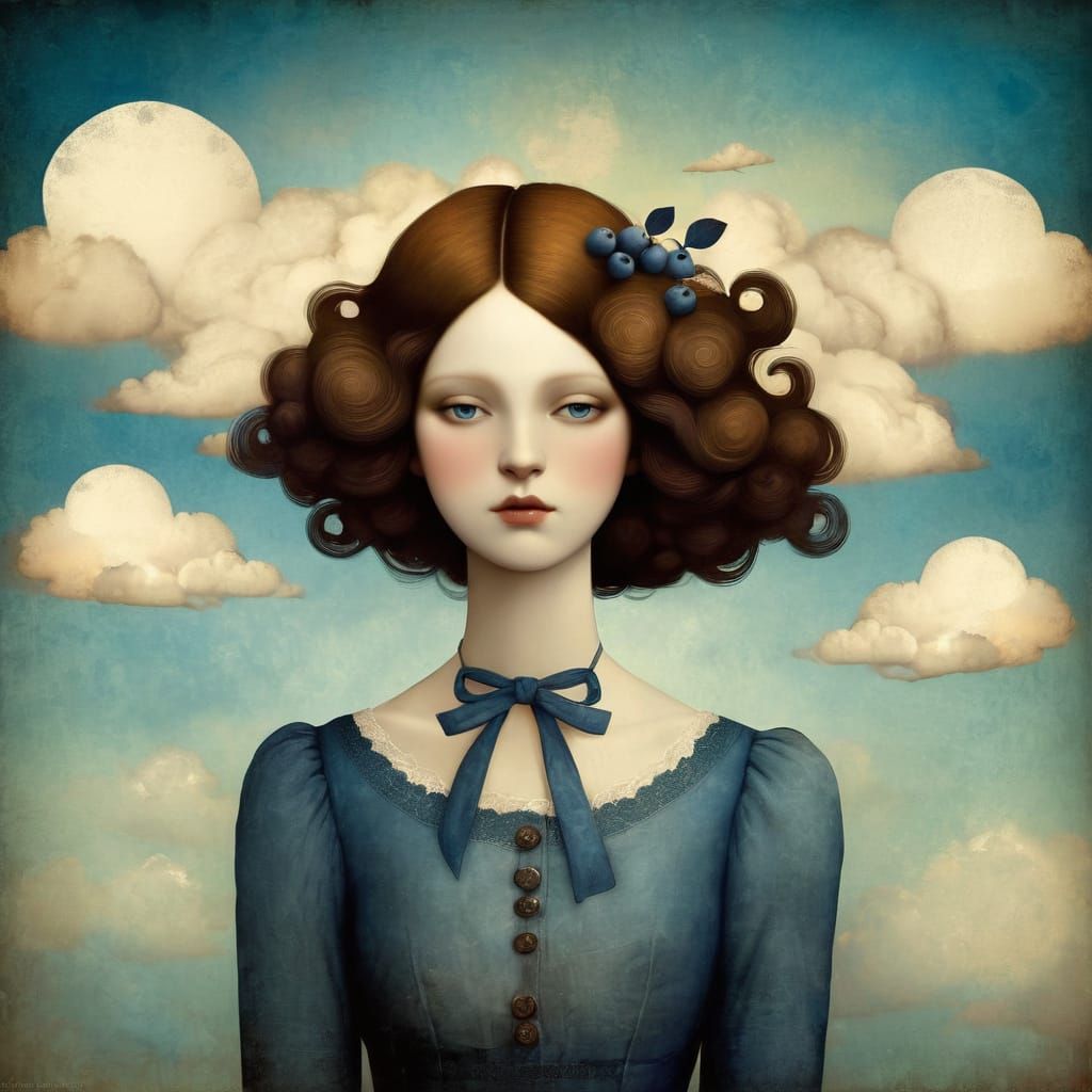 Marmalade Skies with Blueberry Clouds