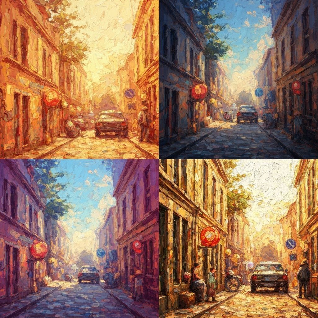 Fractal Collage in American Realism Style