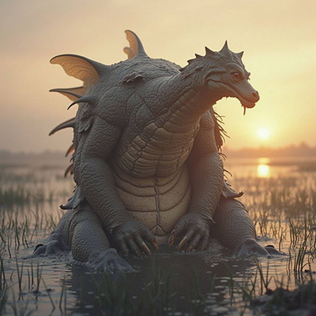 Grizzly Bear Whippet Hybrid on Mountain Peak