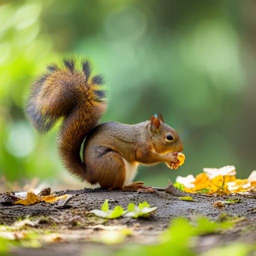 Squirrels in Natural Light: Professional Photography