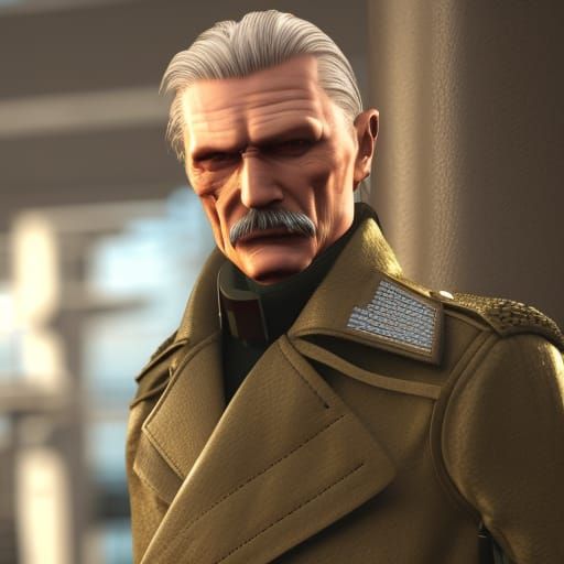 Revolver Ocelot Observes Morpho One: Professional Photograph...