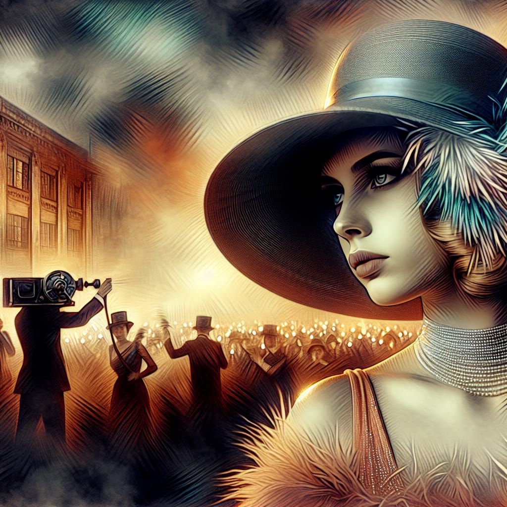 Silver Screen 1920s Oscars red carpet