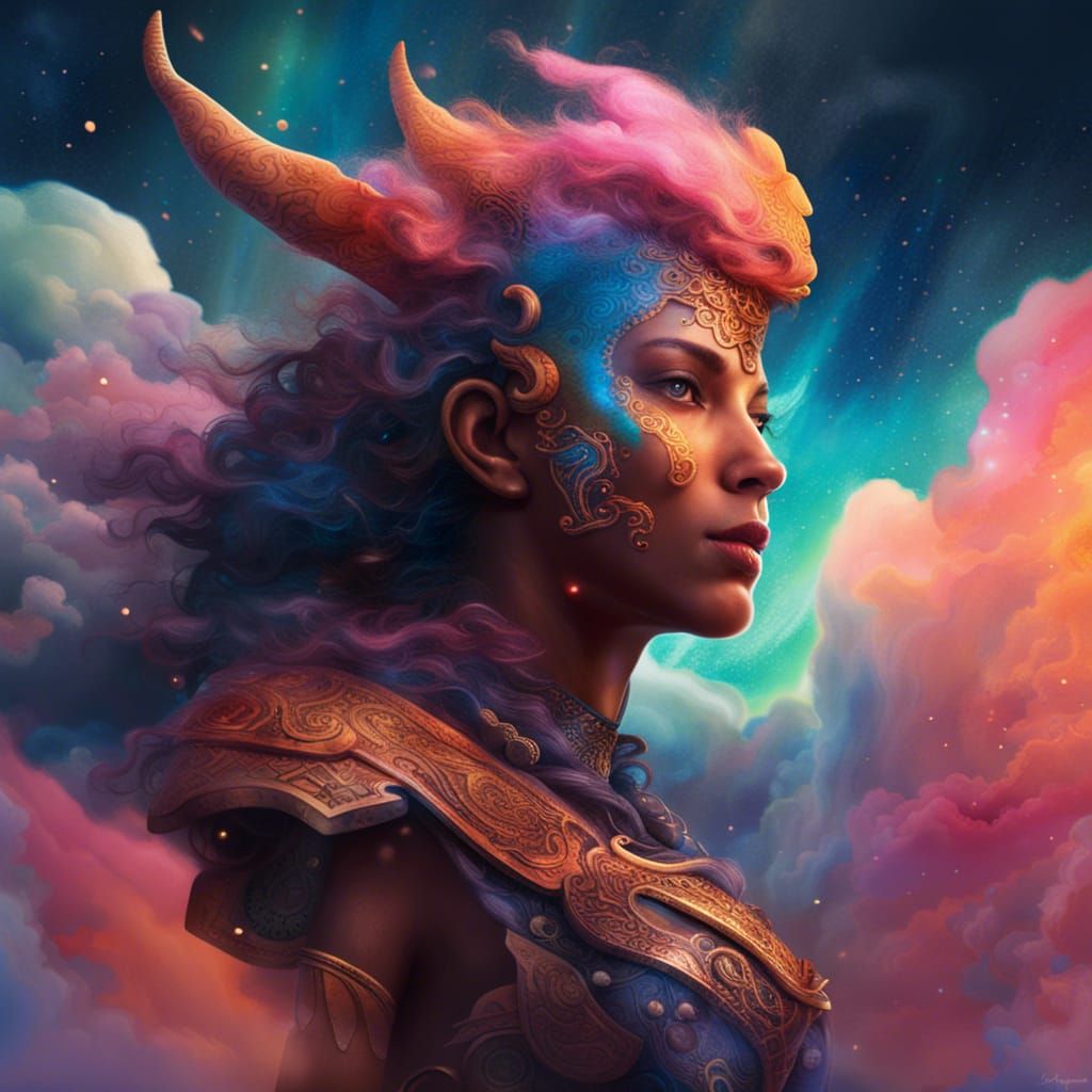 Sagittarius Zodiac Sign in Ethereal Fantasy Art