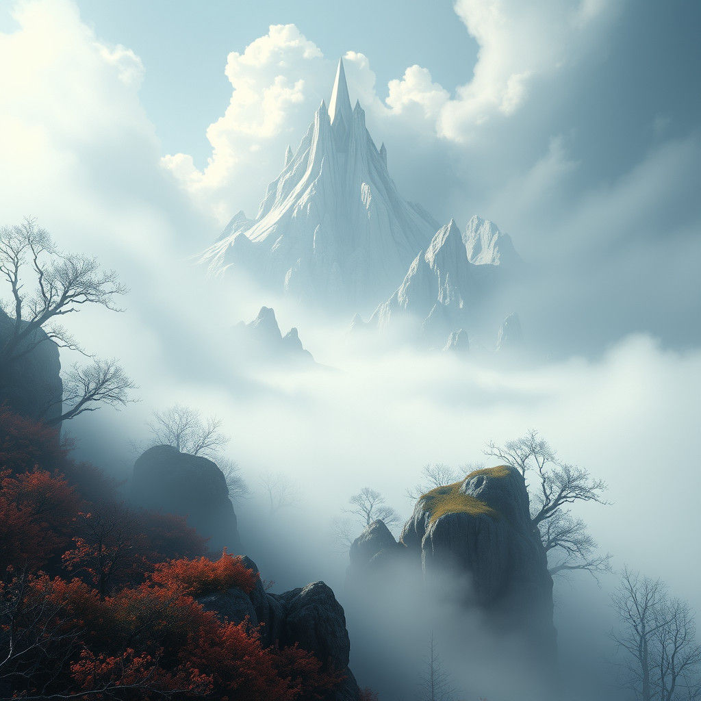 Ethereal Mist Landscape in High Definition
