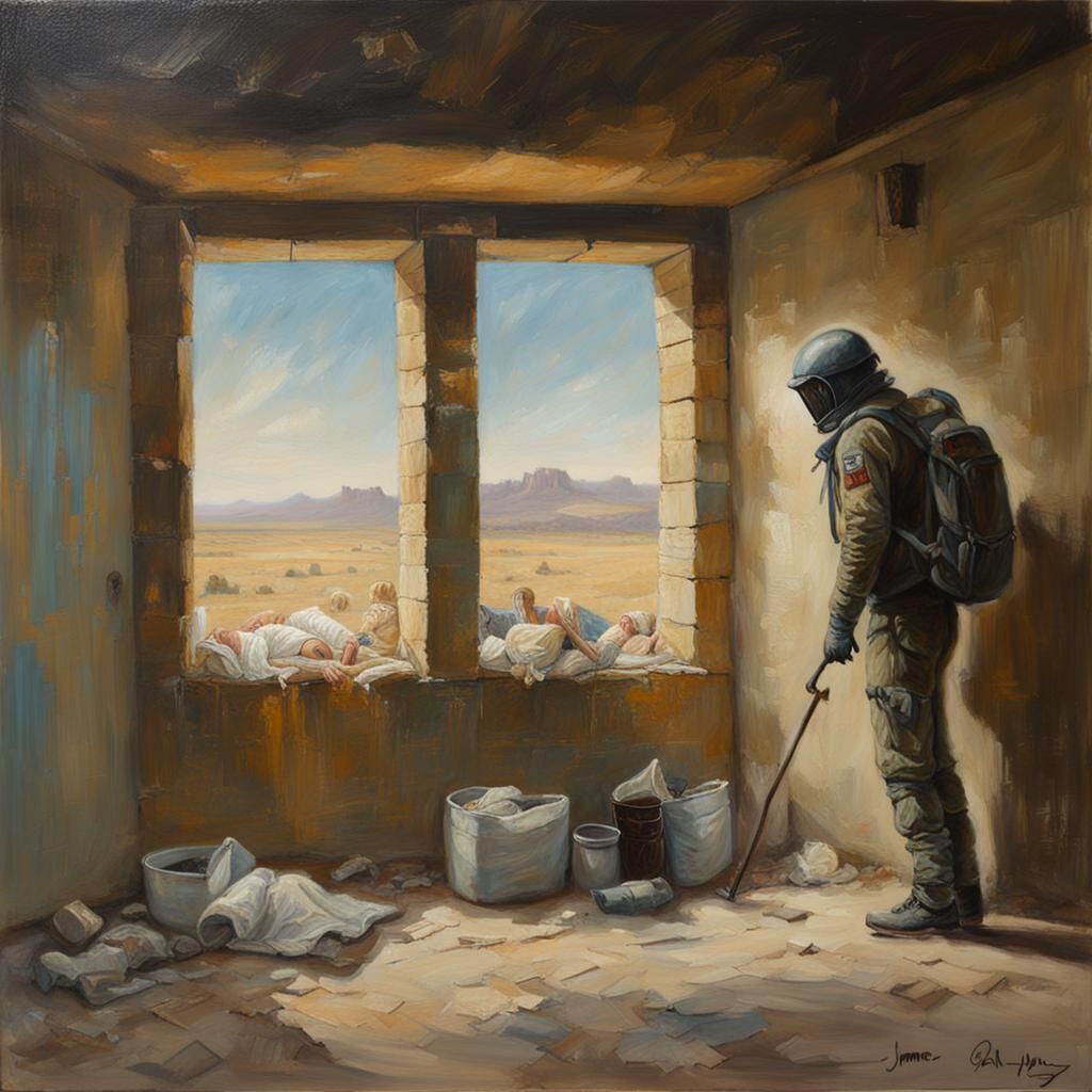 Dust Asylum: Oil Painting