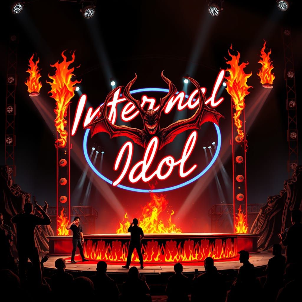Infernal Idol: A Singing Competition in Hell