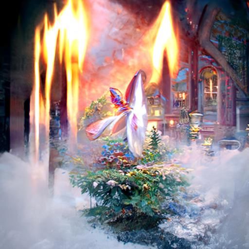 Ethereal Moth to a Flame Fantasy