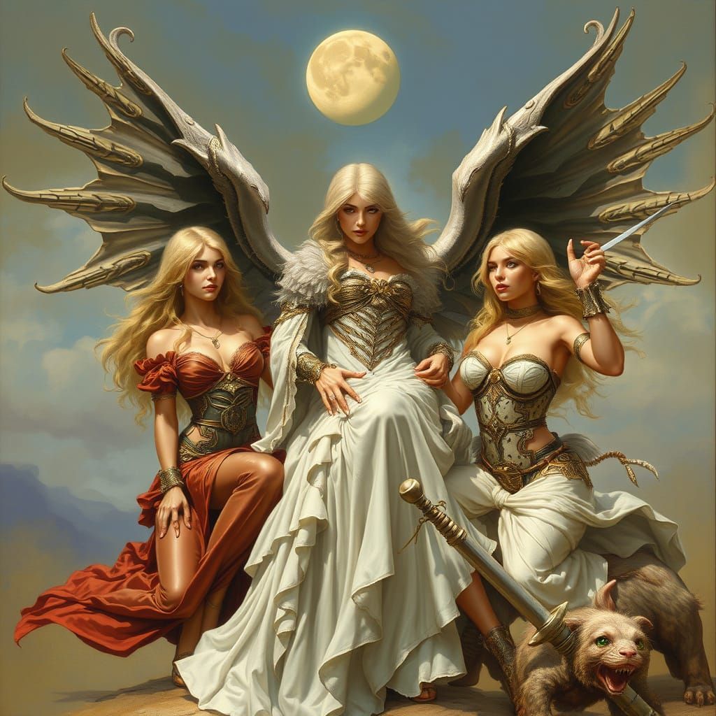 Dark Fantasy Artwork in a Gothic Style