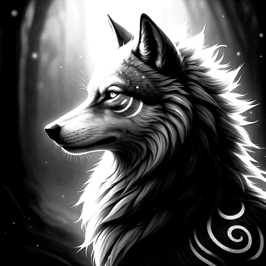 Wolf Tiger Lily in Detailed 3D Anime Art