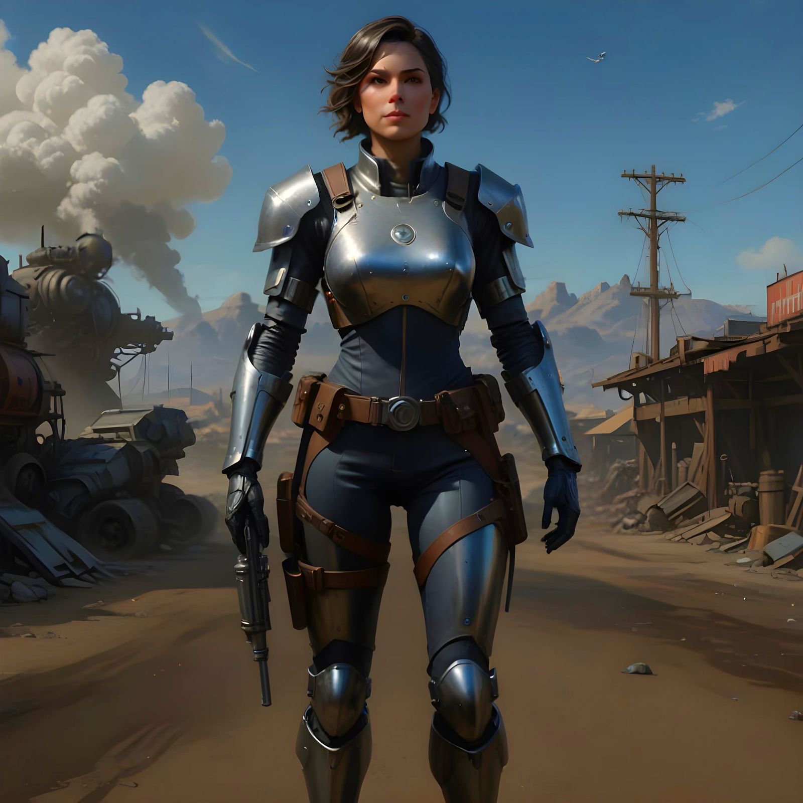 The Mechanist in Silver Armor Concept Art