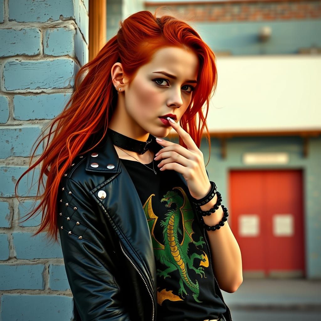 Gritty Girl Portrait