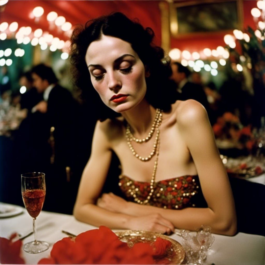 Surreal Circus Scene in Autochrome Style