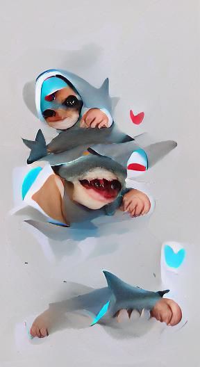 Baby Shark Family: An AI Interpretation