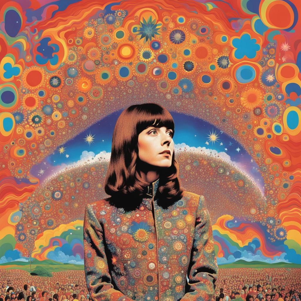 Psychedelic Lucy in the Sky with Diamonds