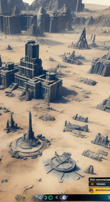 Dame Noor Arrives in Marsport: Art Deco Cityscape