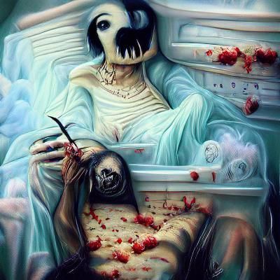 Macabre Depiction of Death Wish