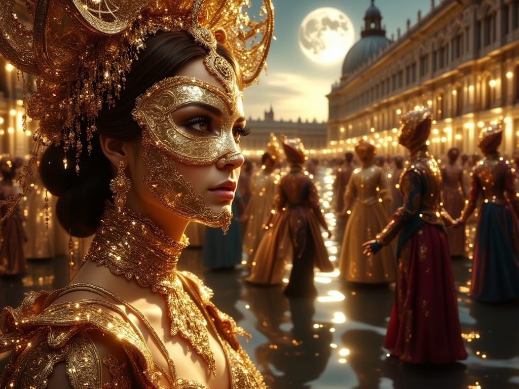 Luminous Carnival in 18th-Century Venice