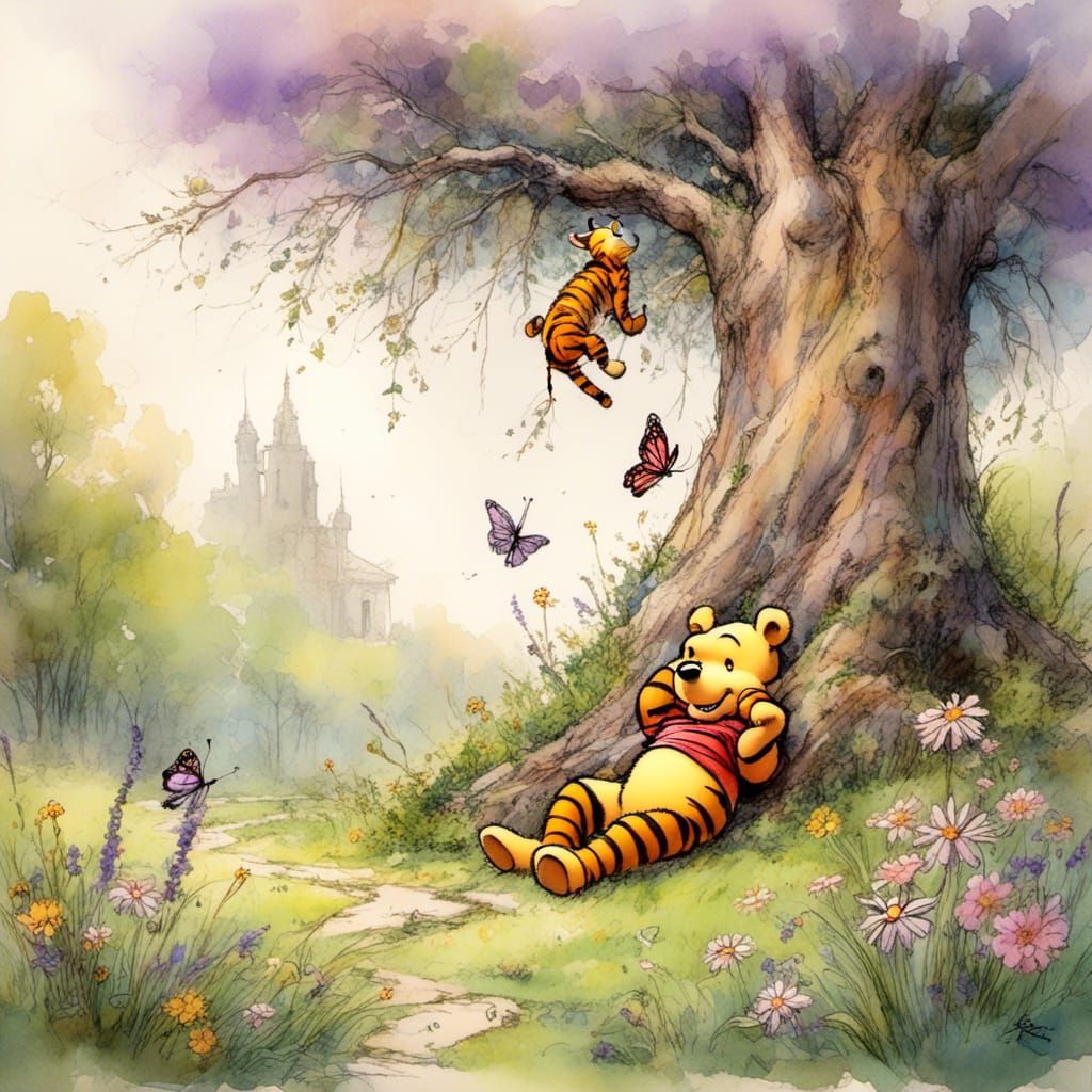 Pooh Earns His Stripes