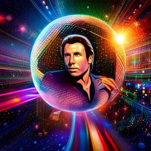 Disco Ball House with Saturday Night Fever Vibe