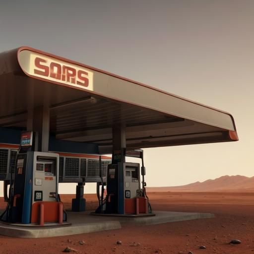 Gas Station on Mars