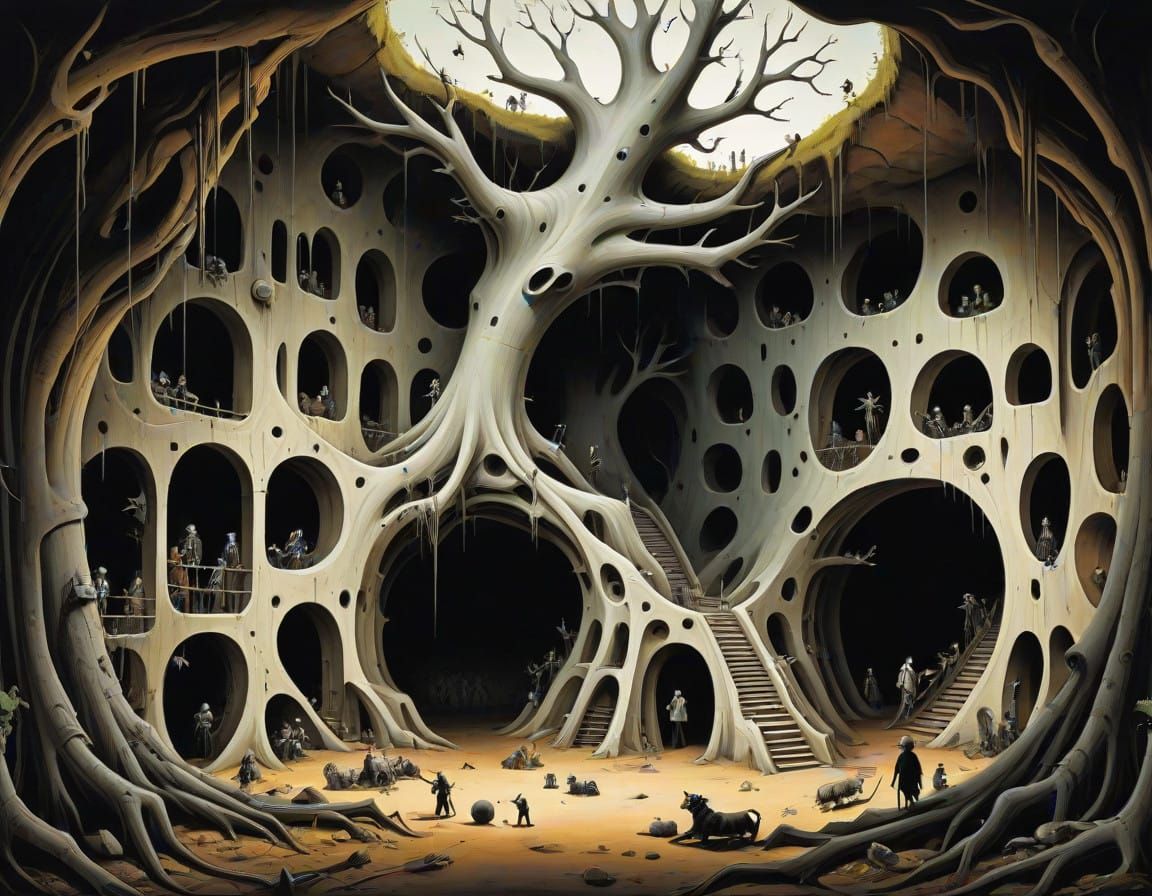 Ethereal Nightmares in Macabre Fantasy Landscapes