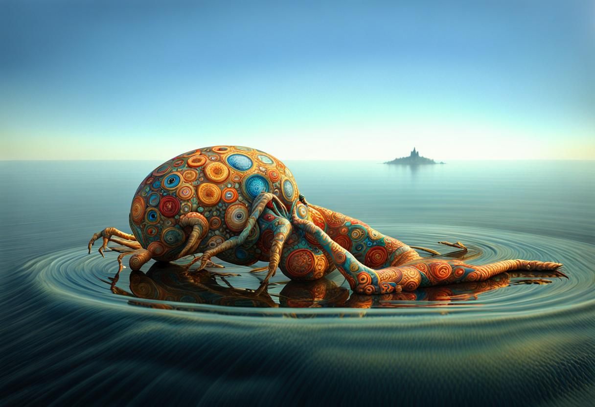 Exotic Aliens in Subdued Lighting: Hyperrealistic Art