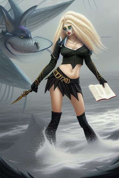 Intricate Guul Draz Vampire Sailor in Fantasy Art Style