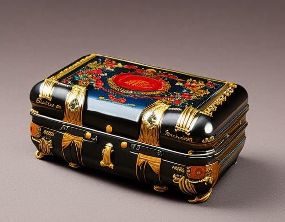 Resin Souvenir on Suitcase: Tenniel-Inspired Concept Art