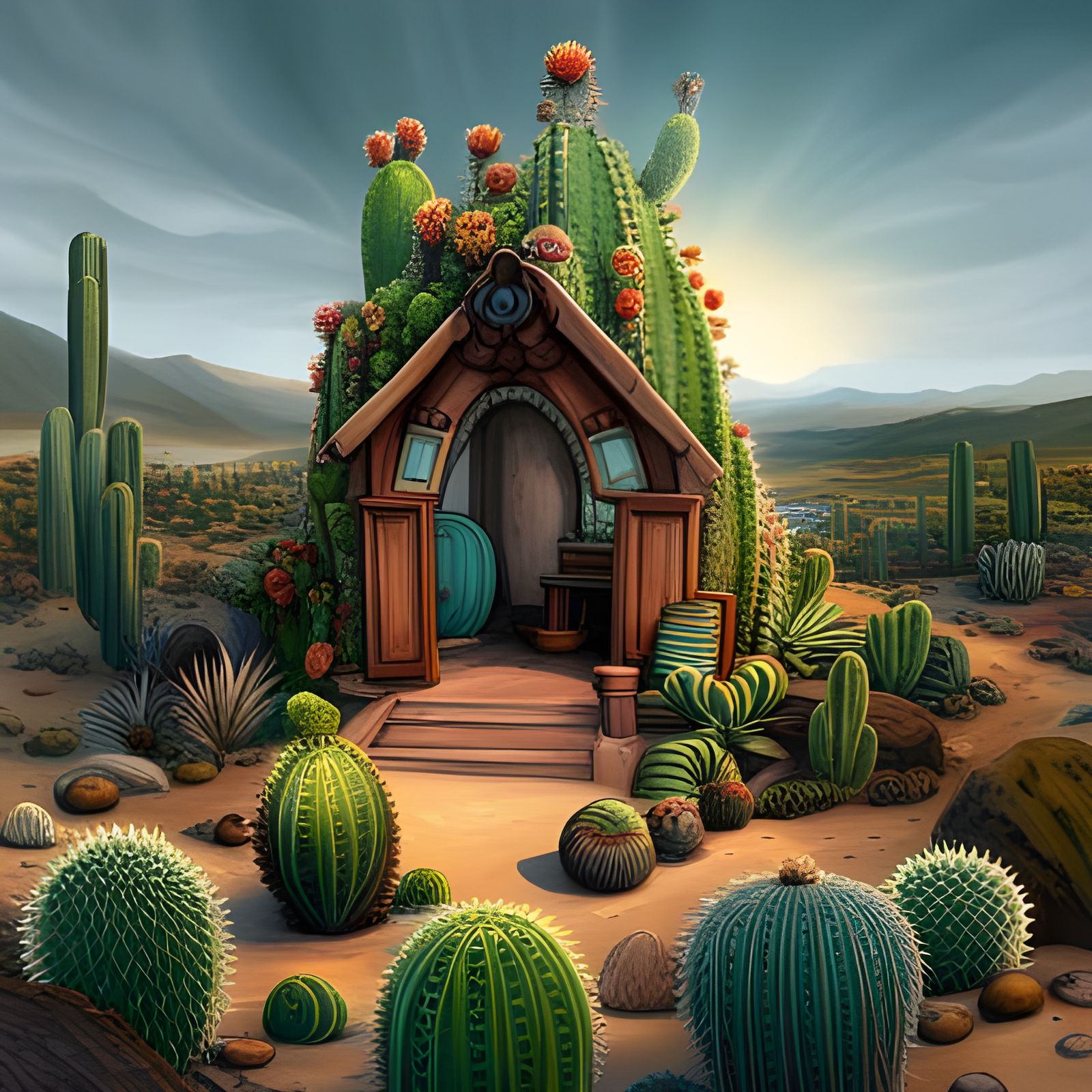 Cactus house