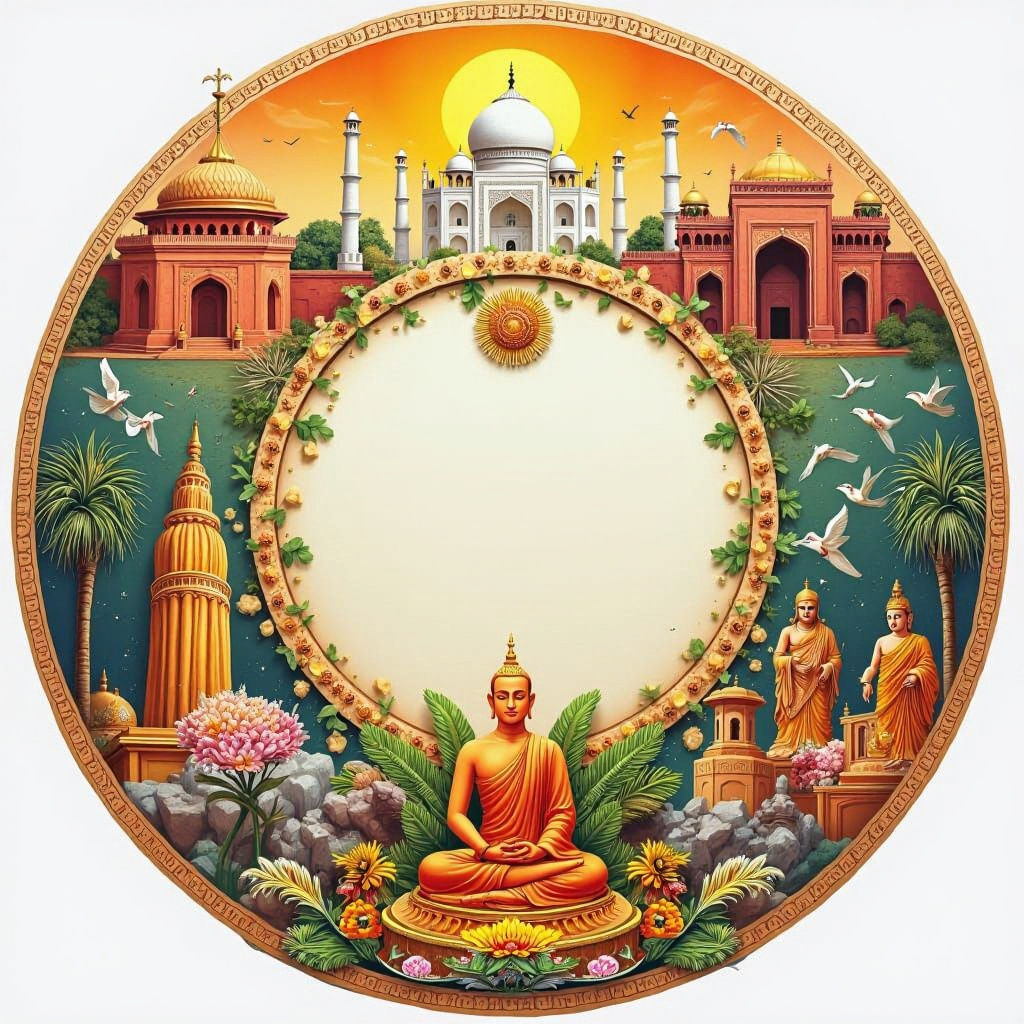 Indian Heritage: A Vertical Oval of History and Spirituality