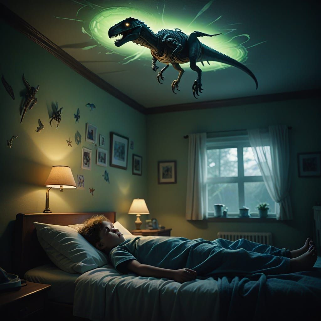 Monster over the bed