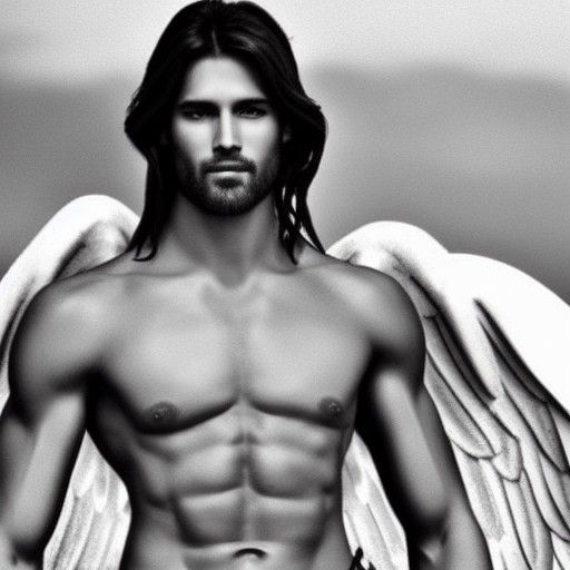 Handsome Male Angel of Deliverance