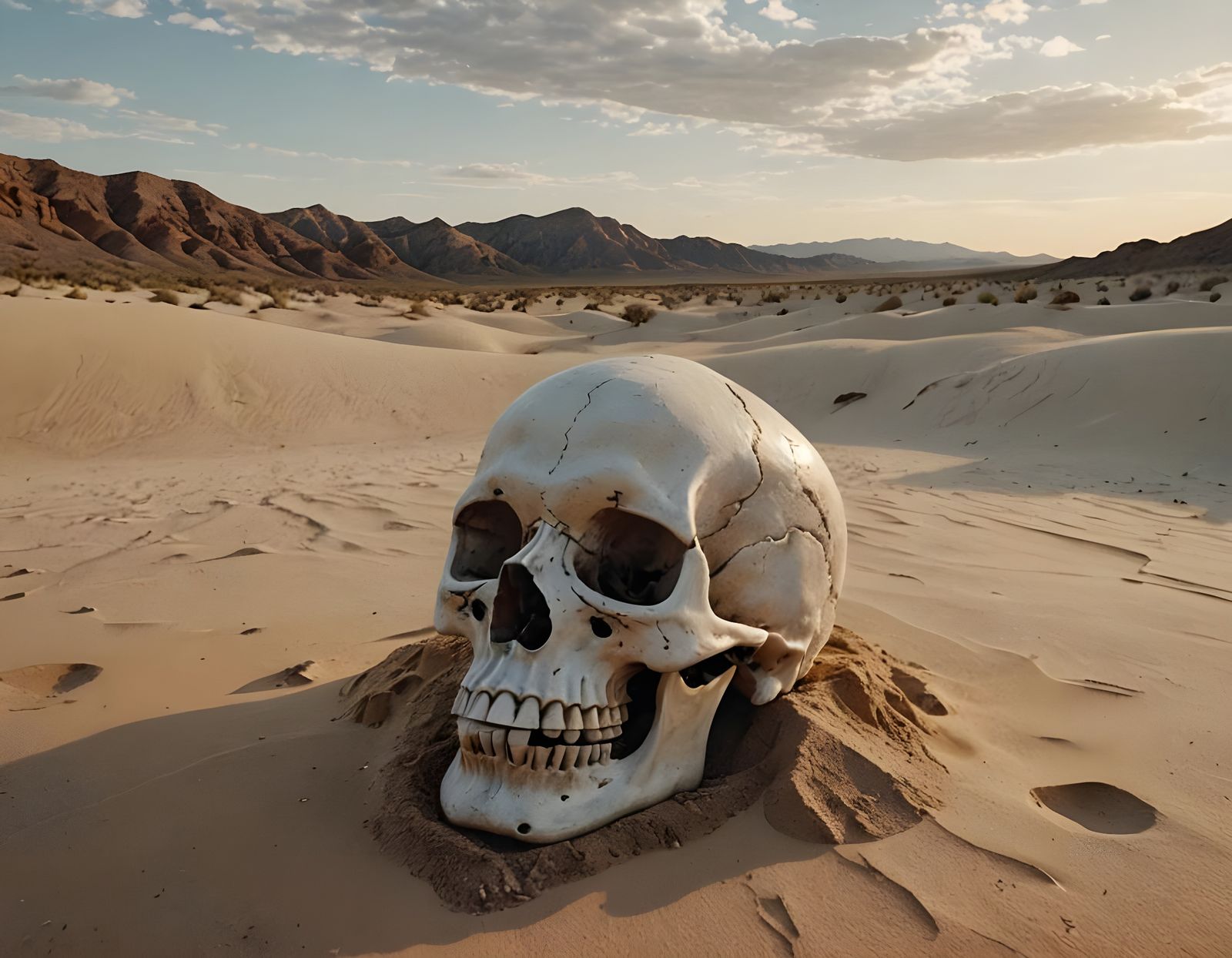 Grunge Desert Skull Epic
