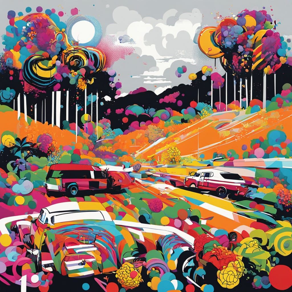 Vibrant Pop Art Masterpiece