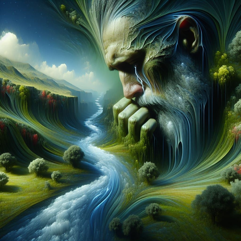 River of Sorrow: A Fantasy Concept Art