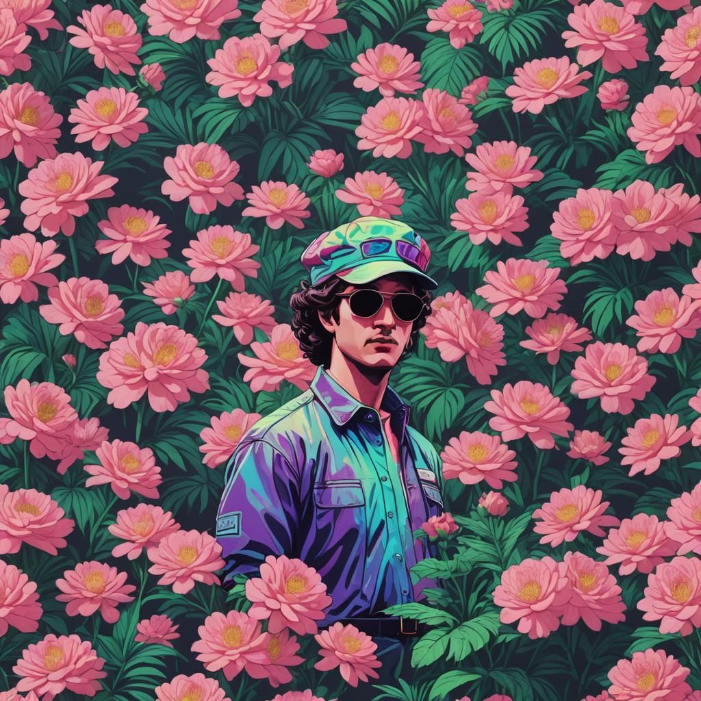 Vaporwave Floral Shoppe Aesthetic