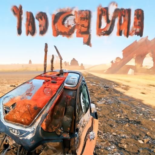 Post-Apocalyptic Road Trip Game Car in Unreal Engine