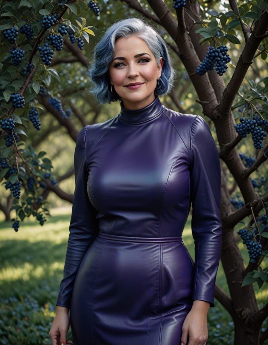 Beautiful Curvy Woman in Hyperrealistic Monochrome Portrait