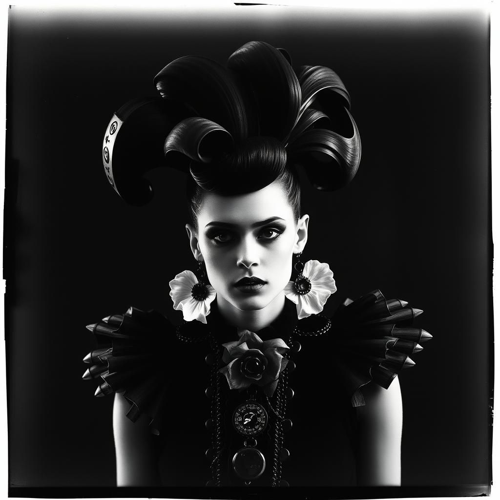 Avant-Garde Performer: A Dada-Inspired Photogram