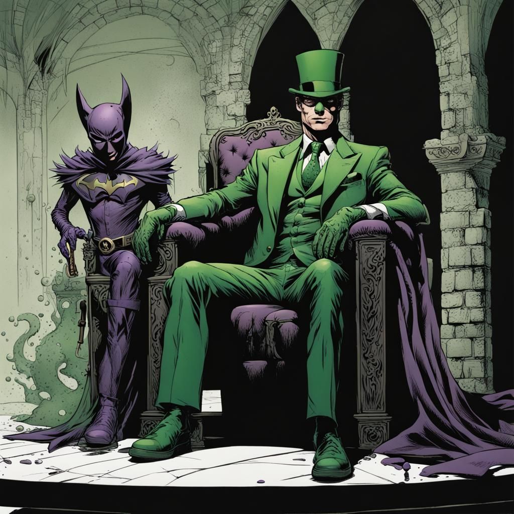 "I am not most physical villain but i keep a Batman shaped punching bag next to my throne."