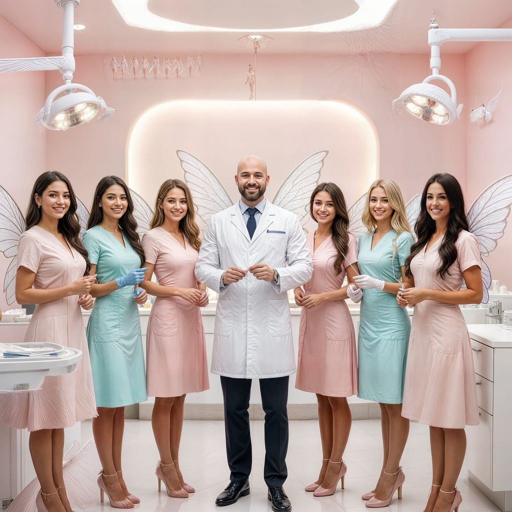 Tooth Fairy Dentists in Modern Clinic