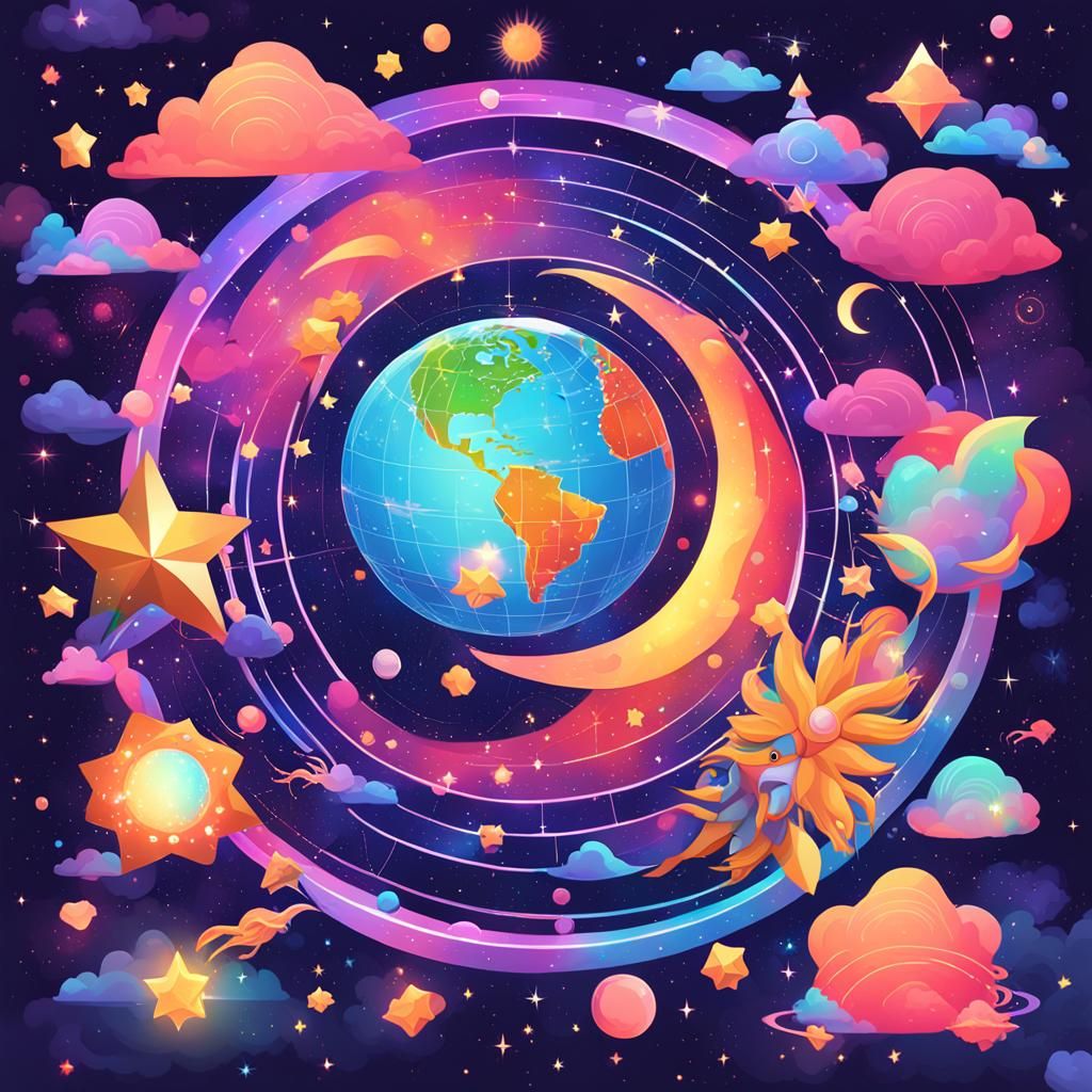 Cosmic Robot NFT: Fantastical Digital Art