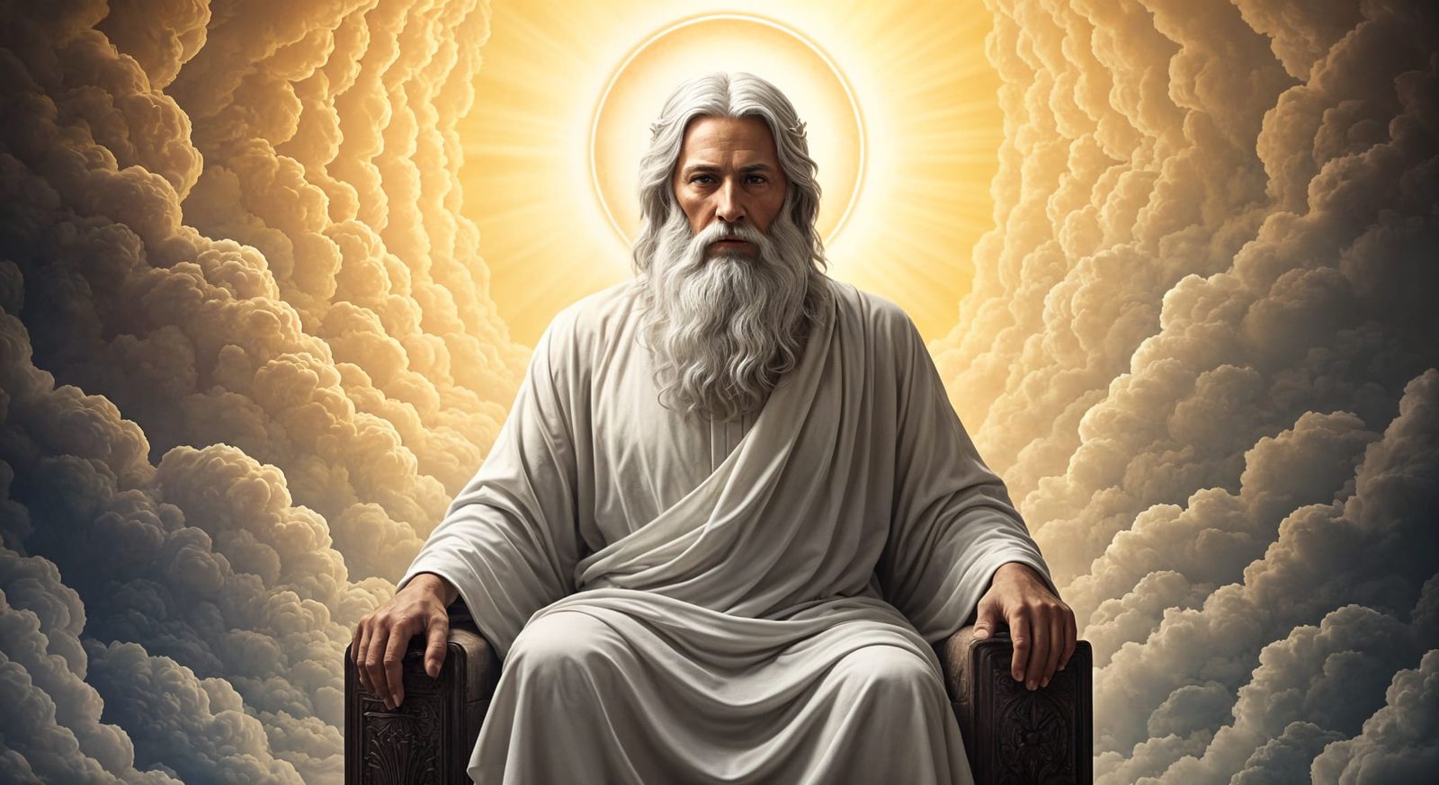 God Enthroned in Heaven: A Renaissance-Inspired Vision