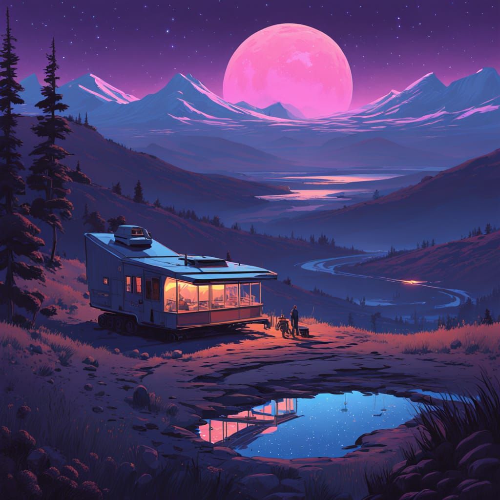 Celestial Tapestry Unfolds: Whispers of Stardust in a Jungle...