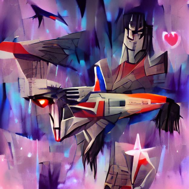Starscream Transformer Digital Rendering