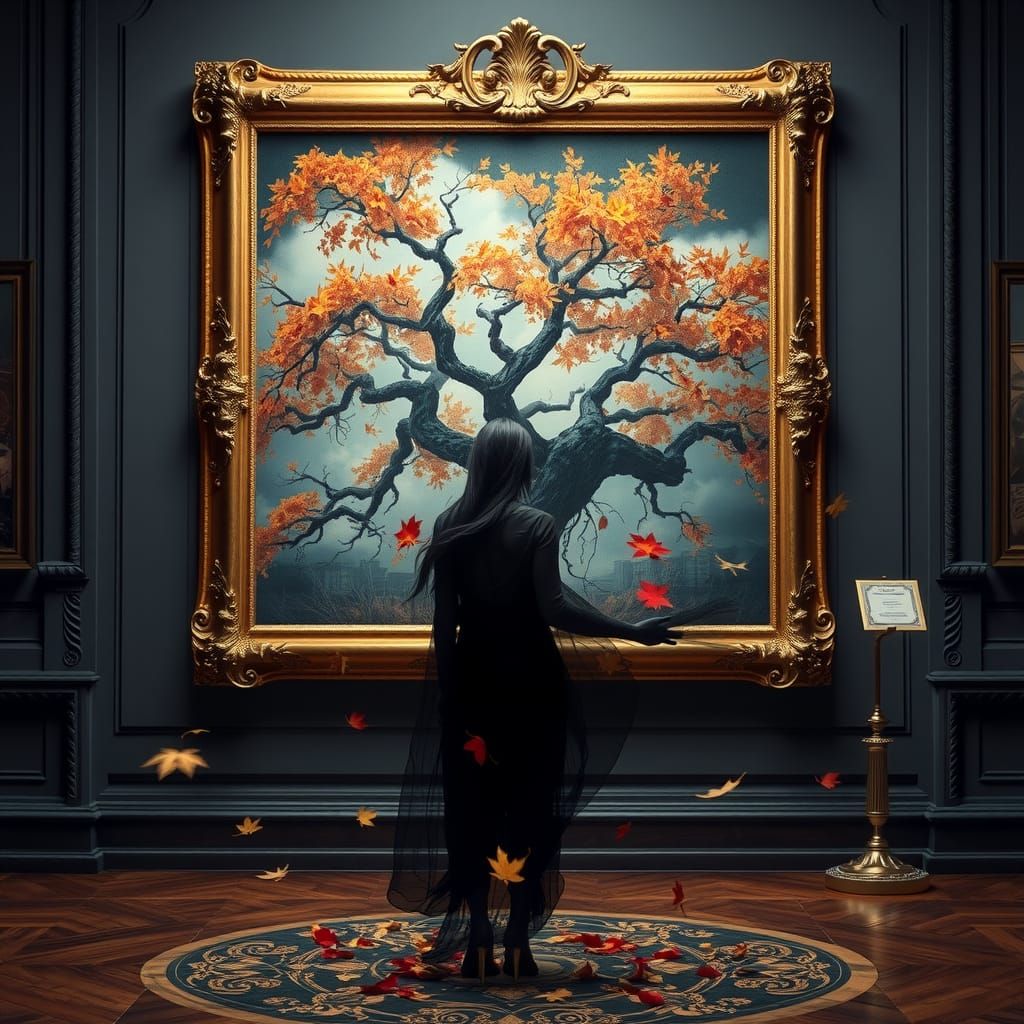 Surreal Storm Unleashes Inside Art Gallery