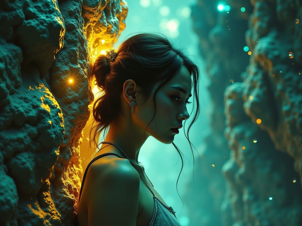 Vibrant Neon Cityscape at Sunset