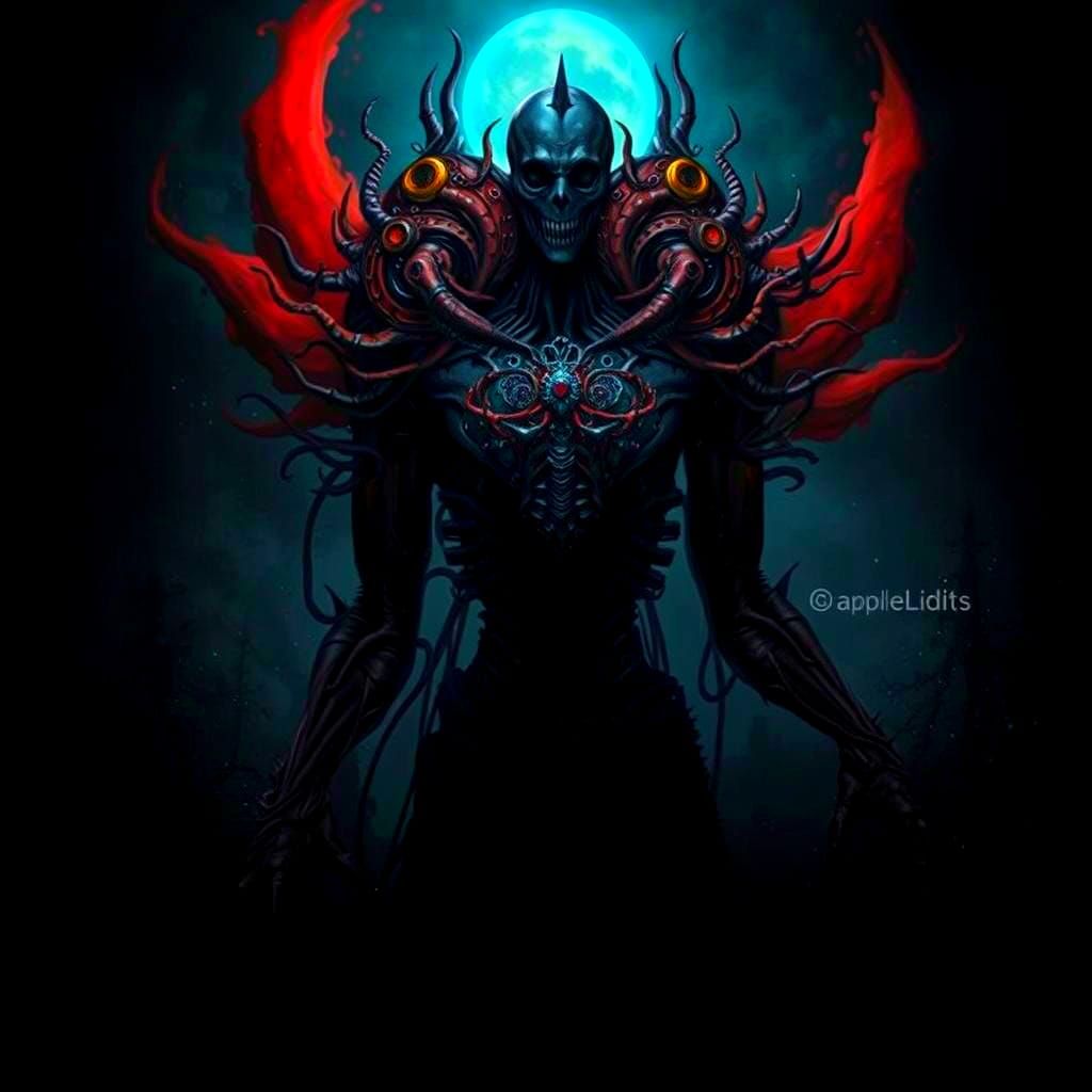 Steampunk Cenobites in a Haunting, Dramatic Scene