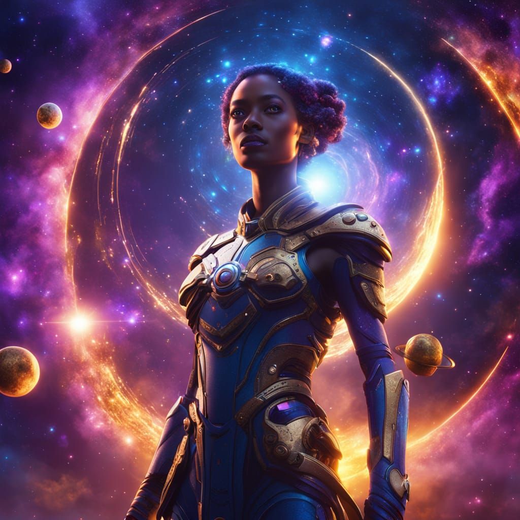 Goddess in Space: A Sci-Fi Fantasy Concept